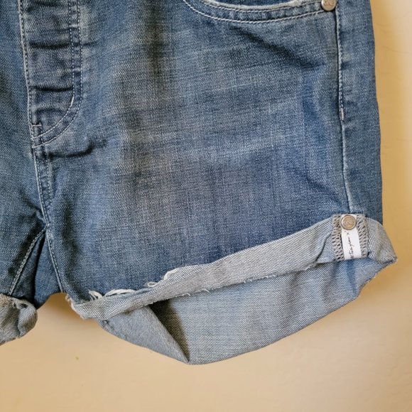 One X One Teaspoon Chargers Denim Jean Shorts - Picture 6 of 14